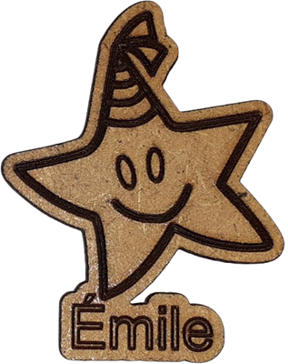 Magnet - Étoile  personnalisable